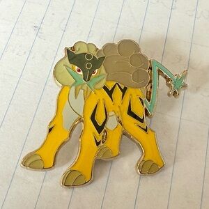 Pokémon Raikou Enamel Pin